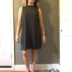 Gently worn dark gray summer dress